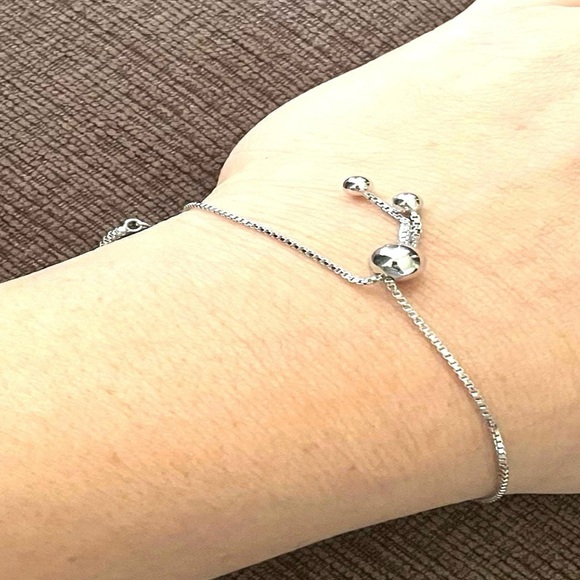 Sterling silver mesh bracelet - Picture 3 of 4